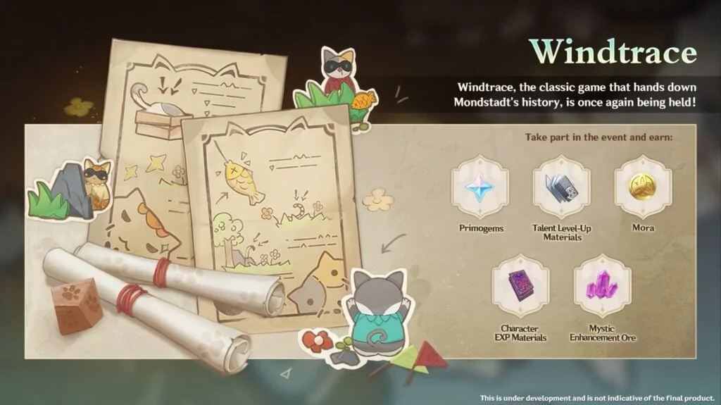 Genshin Impact Windtrace event rerun: Release date, locations, rewards The rewards for the Windtrace event in Genshin Impact