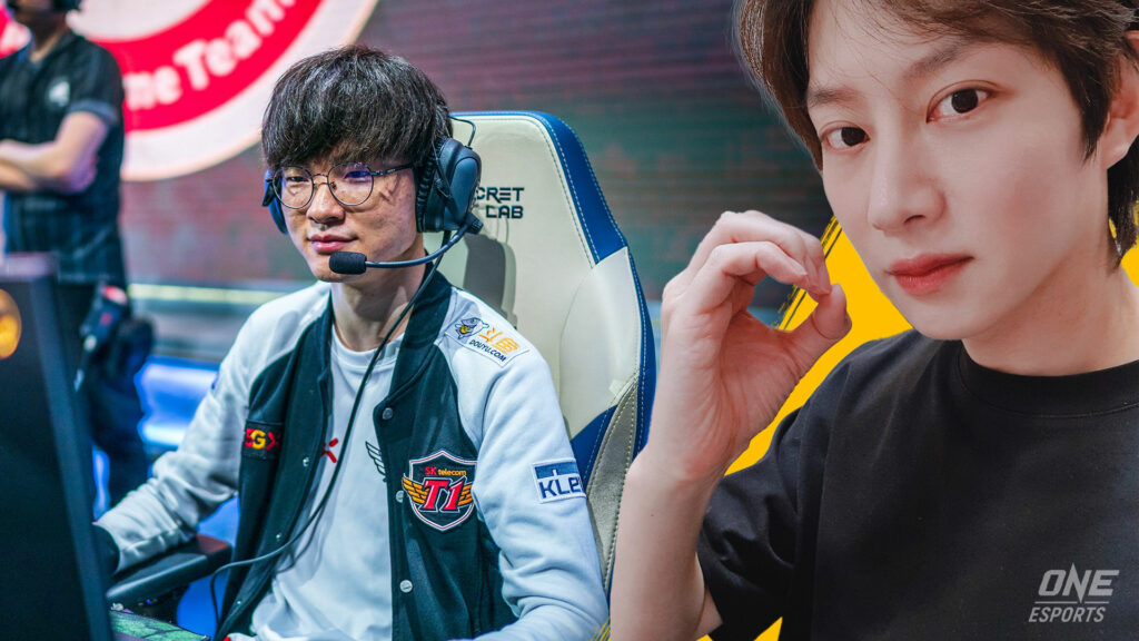 Heechul del ídolo del K-pop Super Junior y Faker de SKT Telecom T1