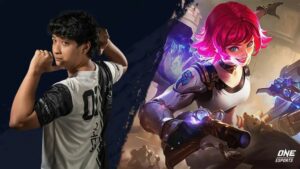 Mobile Legends: Bang Bang Blacklist International's Kiel "OHEB" Soriano and hero, Beatrix