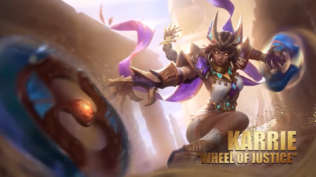 Mobile Legends: Bang Bang Rueda de la justicia Sniper Hero Karrie skin