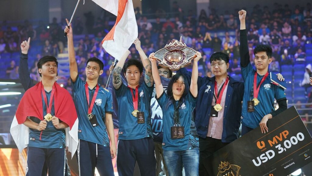 Mobile Legends: Campeonato Mundial Bang Bang M1, leyendas de EVOS coronadas en el Axiata Arena