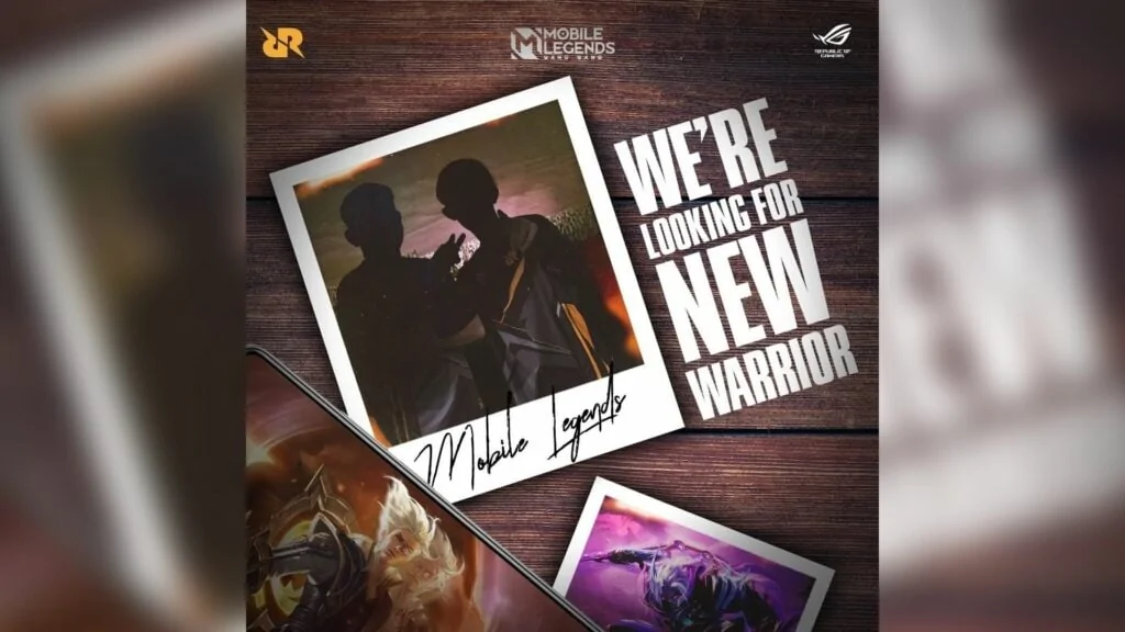 3-time MPL ID champion RRQ Hoshi is holding open tryouts for MLBB team Mobile Legends: Bang Bang MPL ID RRQ Hoshi's recruitment poster