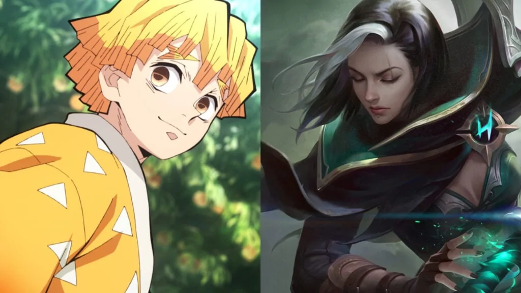 Demon Slayer x Mobile Legends: 3 very similar characters and heroes Demon Slayer's Zenitsu and Mobile Legends: Bang Bang's Benedetta