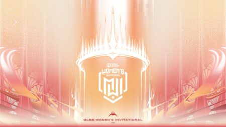 The key visual for the Mobile Legends: Bang Bang Women's Invitational (MWI 2022).