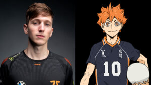 Fnatic Valorant pro player Boaster and Haikyuu!! main protagonist Shoyo Hinata