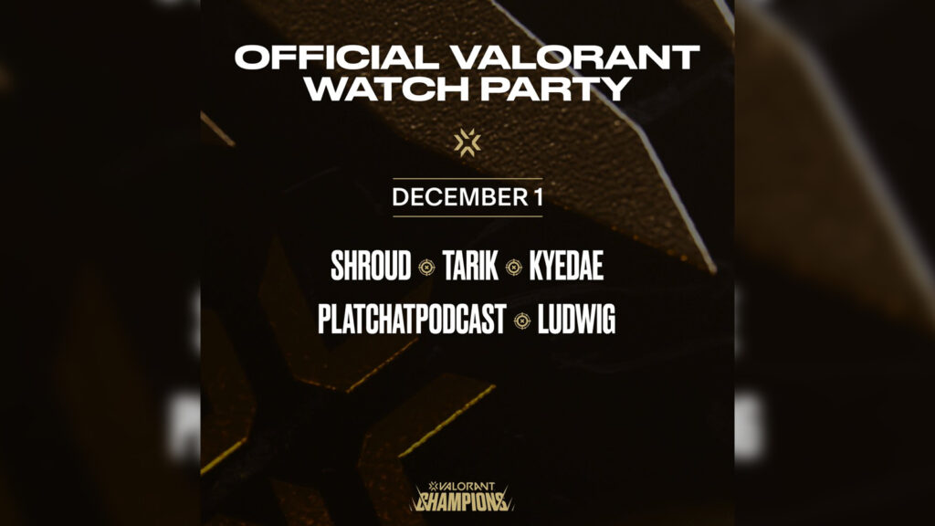 VALORANT Champions Tour on X: Here are your official #VALORANTChampions  Watch Party hosts for Day 4!  / X