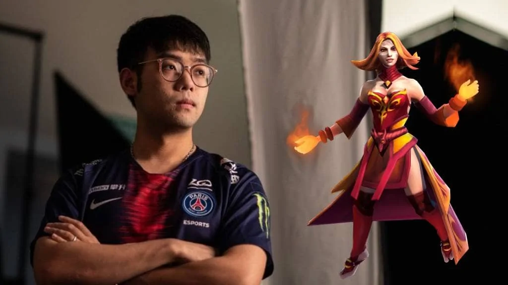 How Somnus’ Lina miraculously saved RNG with a game-winning rampage RNG Somnus, Lina, DPC CN