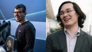 Evil Geniuses Head of League of Legends Coaching Staff Peter Dun and Head Coach Gabriel "Turtle" Peixoto