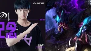 Rare Atom jungler Leyan and LoL jungle champion Rek'Sai