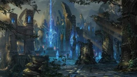 League of Legends Nexus artwork, blue side