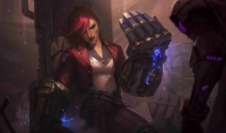 Arcane skin of Vi from League of Legends