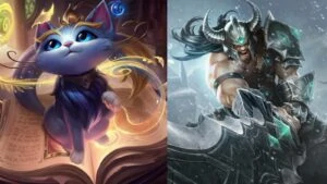 League of Legends champions Yuumi and Tryndamere