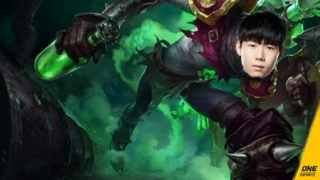 League of Legends pro player Gen.G Lehends and champion Singed LCK Spring Split 2022