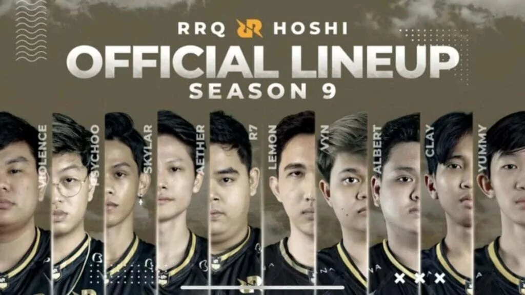 MPL ID Season 9: Full roster of every team competing Mobile Legends: Bang Bang RRQ Hoshi's new lineup, including the return of Lemon, for MPL ID Season 9