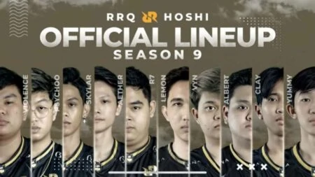 Mobile Legends: Bang Bang RRQ Hoshi's new lineup, including the return of Lemon, for MPL ID Season 9