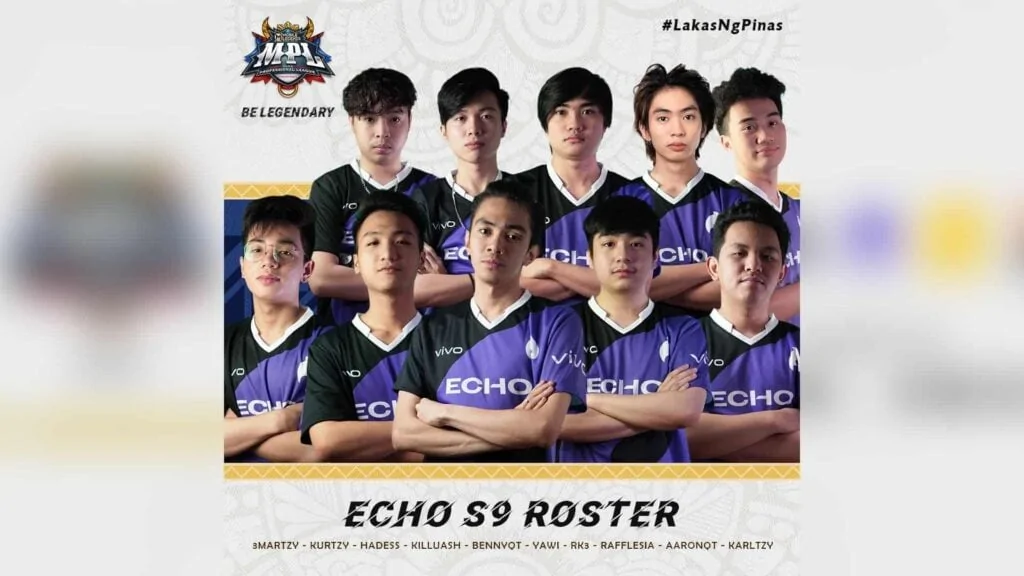 Mobile Legends: Bang Bang MPL PH Season 9 roster, ECHO