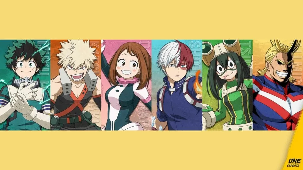 Lista de personajes jugables de My Hero Academia Ultra Rumble