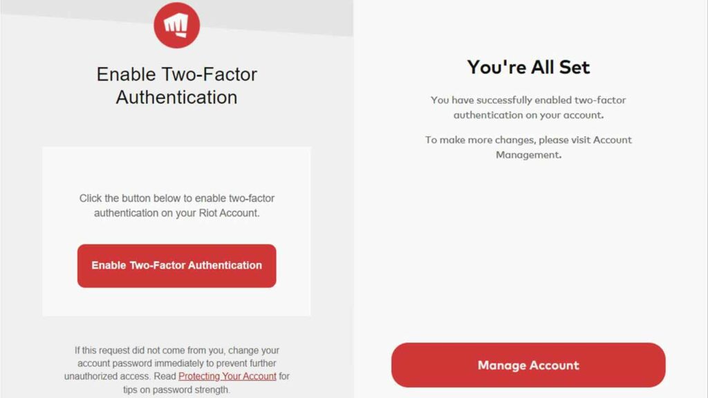 How to set up two-factor authentication for your Riot Games account - ONE Esports (Picture 2)
