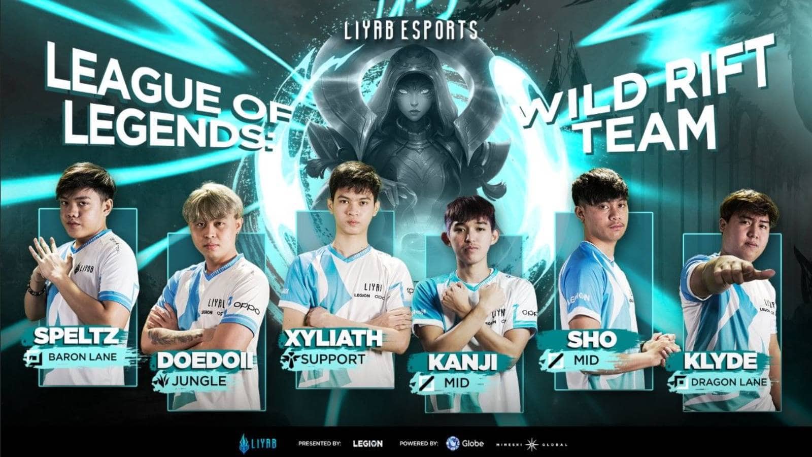 Liyab eSports LoL Wild Rift Roster For 2022