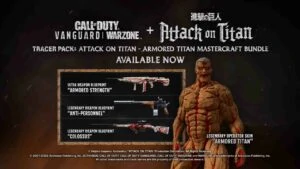 Cod Warzone e Vanguard: novo pacote do Attack on Titan chega ao jogo, call  of duty