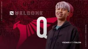 Talon Dota 2 welcomes Worawit "Q" Mekchai as had support.