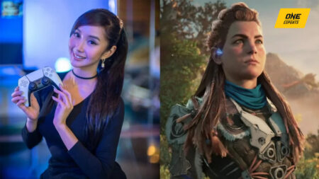 Alodia Gosiengfiao and her Aloy cosplay from Horizon Forbidden West