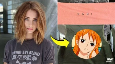 Nami actress Emily Rudd in the One Piece live-action set