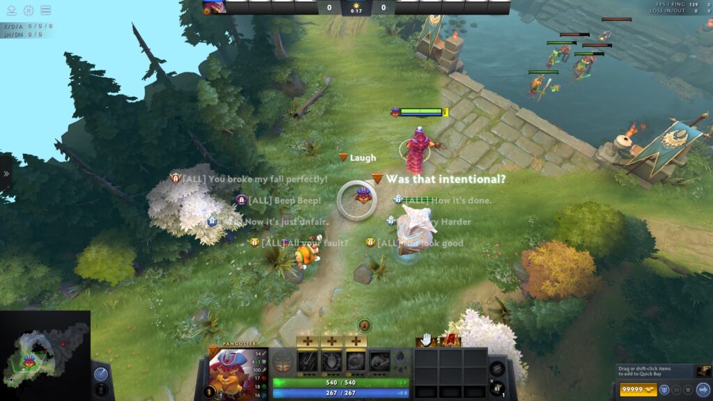 Dota 2 hero chat wheel pangolier