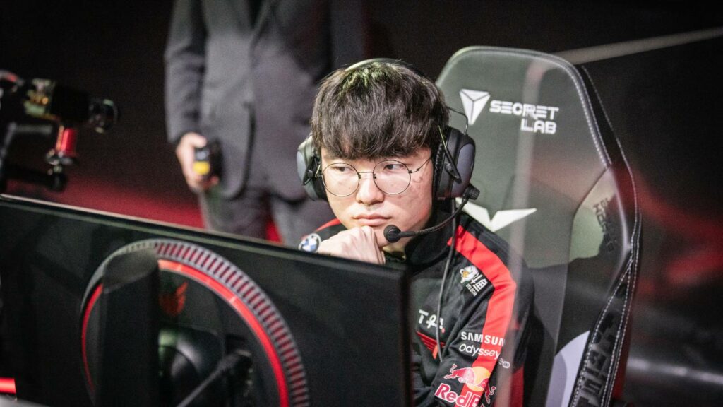 Faker, real name Lee Sang-hyeok, the top Korean esports League of News  Photo - Getty Images