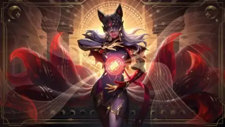 Arcana skin featuring Ahri from League of Legends