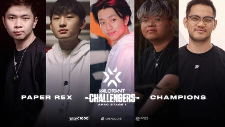 Paper Rex VCT APAC Stage 1 Challengers champions