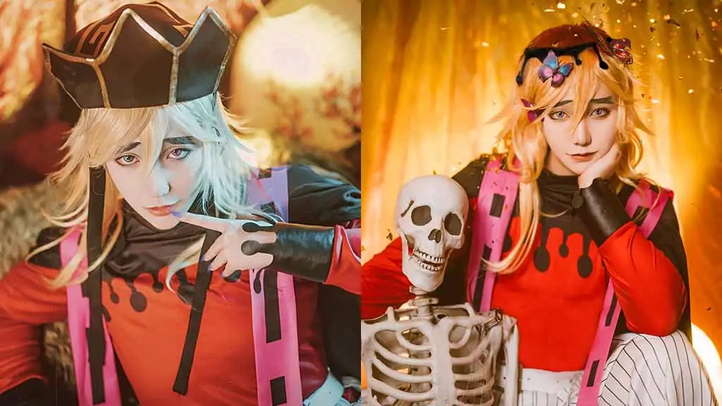 Haunting Demon Slayer Doma cosplay brings us to paradise ONE Esports