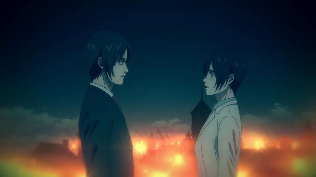 Attack on Titan Season 4 part 3 part 2 trailer reveals Mikasa's final words  to Eren