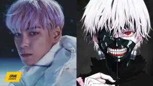 Big Bang's T.O.P wearing a Kaneki mask in "Still Life" MV