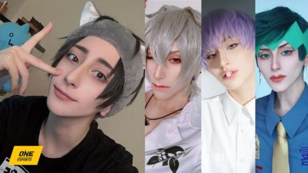 Knite and their cosplay makeup