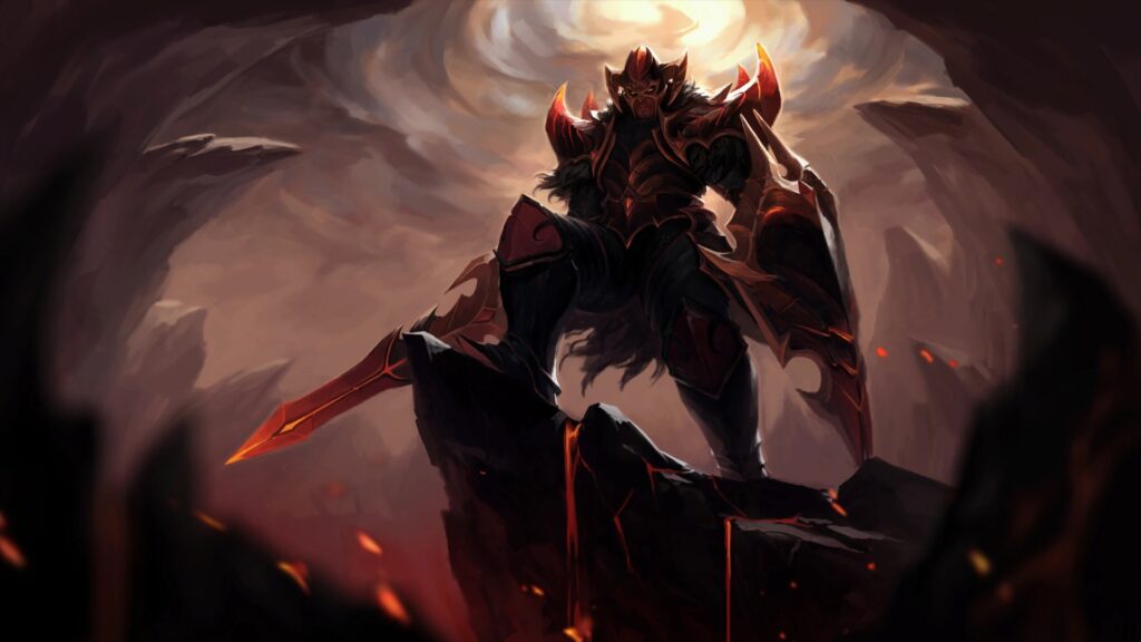 Pantalla de carga de Dota 2 Dragon Knight