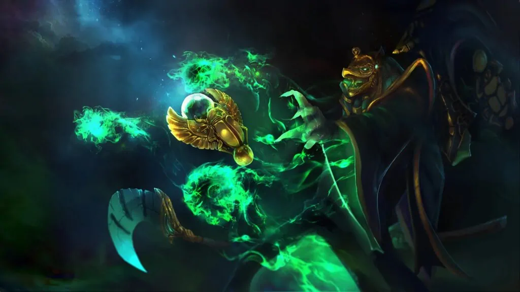 Pantalla de carga de Dota 2 Wrath of Ka Necrophos