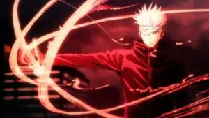 Gojo Satoru in Jujutsu Kaisen 0