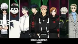 Jujutsu Kaisen x Dolce & Gabbana high fashion collaboration