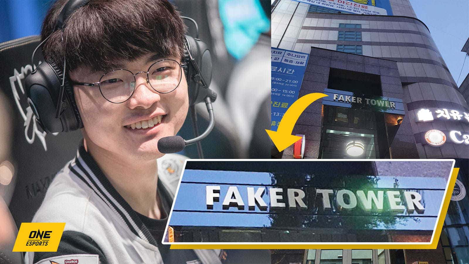 Faker owns a building in Seoul and it’s called Faker Tower - ONE Esports