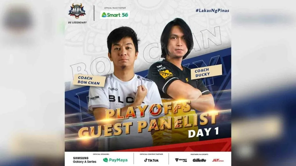 MobaZane, other MLBB stars will be panelists at MPL PH Season 9 playoffs Blacklist International coach Bonn "BON CHAN" Ricaplaza and Bren Esports coach Francis "Duckey" Glindro