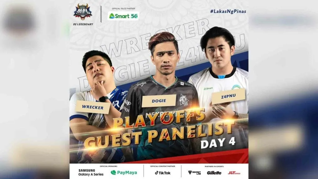 MobaZane, other MLBB stars will be panelists at MPL PH Season 9 playoffs Omega Esports' Billy "Z4pnu" Alfonso, Setsuna "Dogie" Ignacio, and Elyson "GHOST Wrecker" Caranza.
