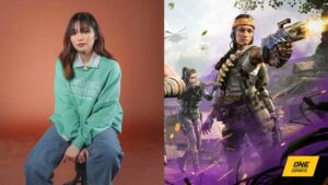 Sharlene San Pedro next to a Call of Duty Mobile Operator