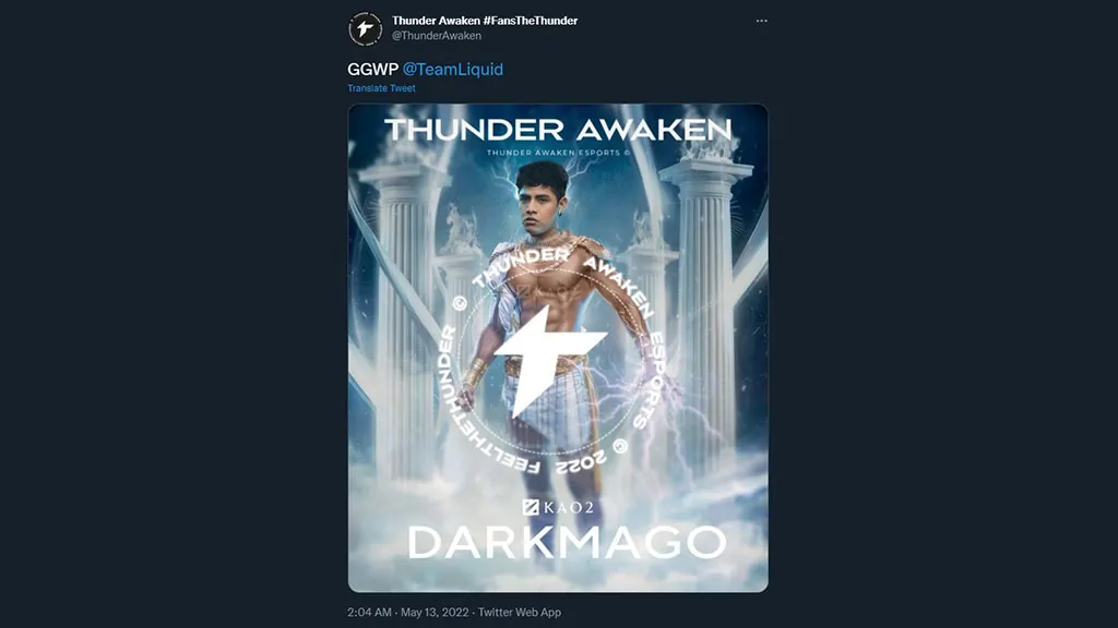 Thunder Awaken's Darkmago sparks epic mega creep comeback win at Stockholm Major Thunder Awaken Darkmago carry