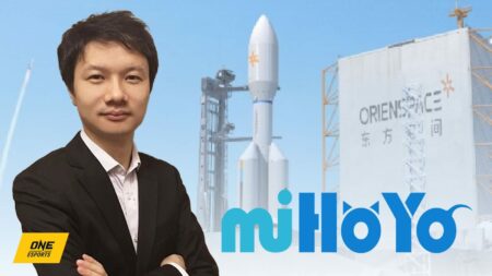 MiHoYo CEO Wei and the Orienspace funding poster
