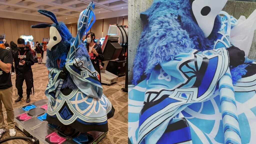 Headbanging Hydro Abyss Mage cosplayer sends us groovin ONE Esports