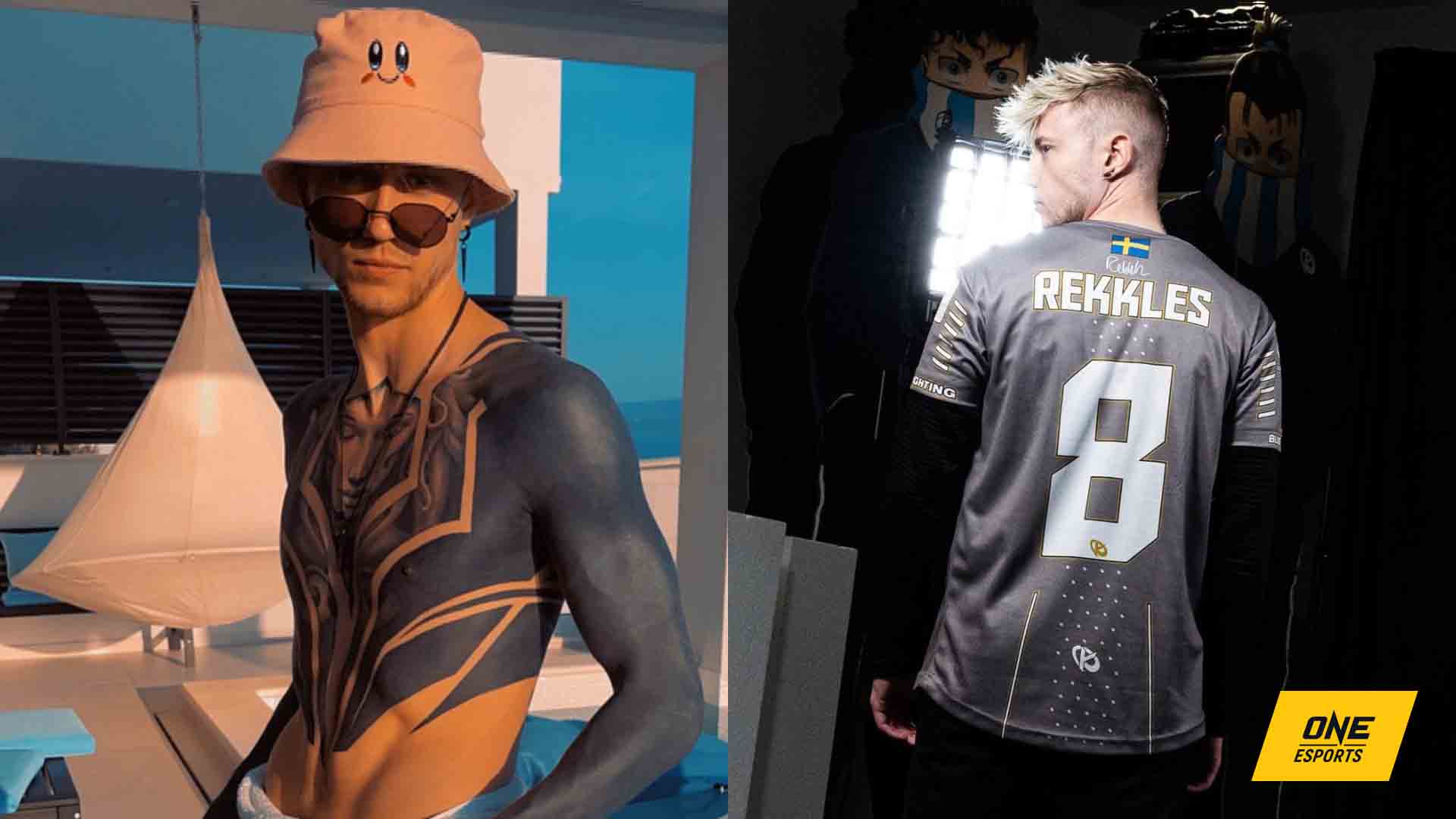 Rekkles shows off jaw-dropping full sleeve, chest, and back tattoos