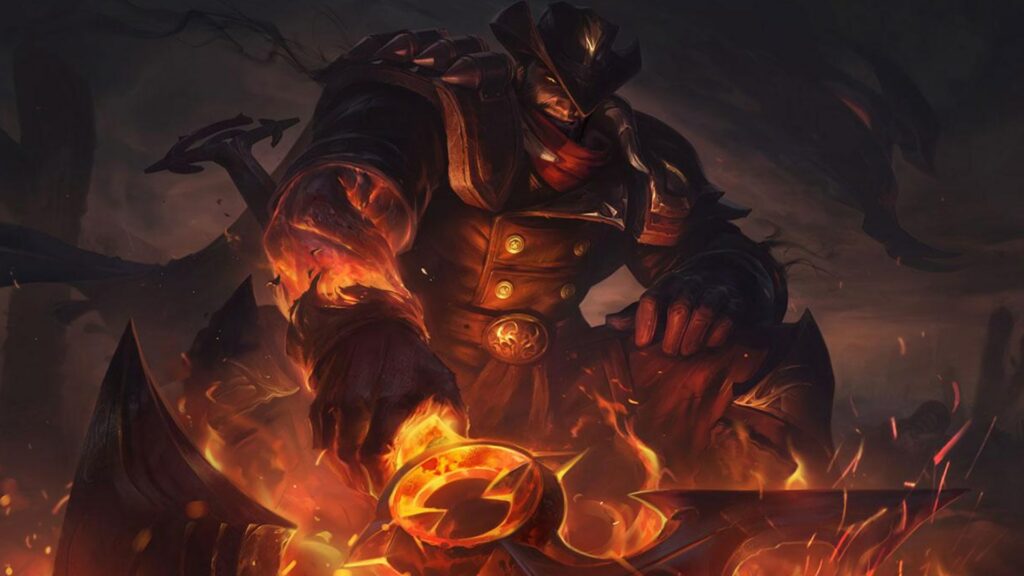 Alto Midi Darius Splash Art de League of Legends