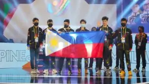 Team SIBOL's Mobile Legends: Bang Bang team, representing the Philippines at the 31st SEA Games