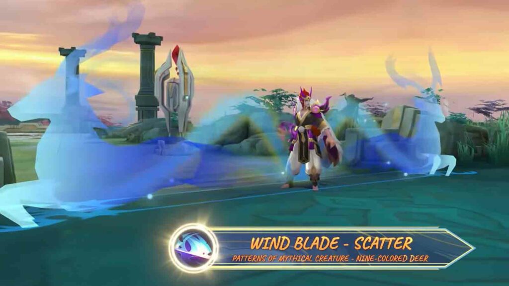 Supernal Tempest Vale collector skin Wind Blade Scatter skill preview